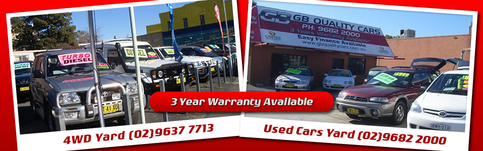 Welcome to G.B Quality Cars - Ph: (02) 9682 2000